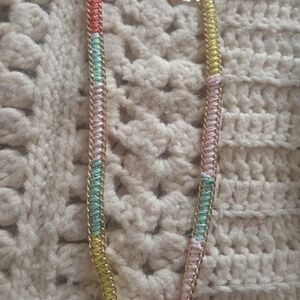 Colorful Woven Necklace